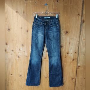 Joe's The Honey Curvy Blue Cotton Blend Bootcut Jeans